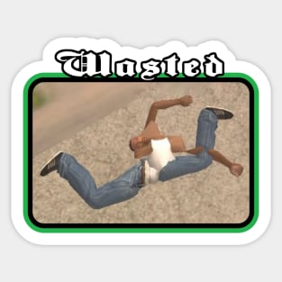 Wasted CJ Bug Sticker